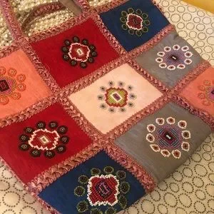 Vintage FENDI Beads beaded Bag stylish purse